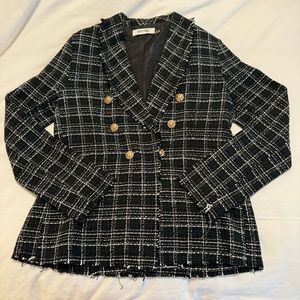 Tuckernuck DO+BE Plaid Tweed Blazer